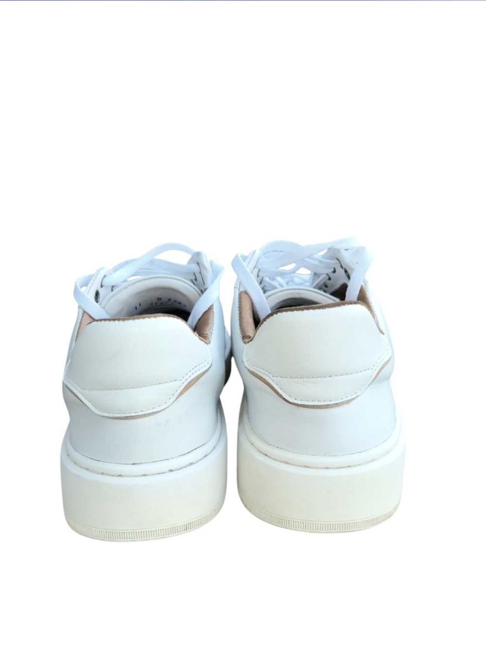 Allen Edmonds Owen White Leather Casual Sneaker Tennis Athletic Walk Shoe Men 11 - Picture 6 of 10